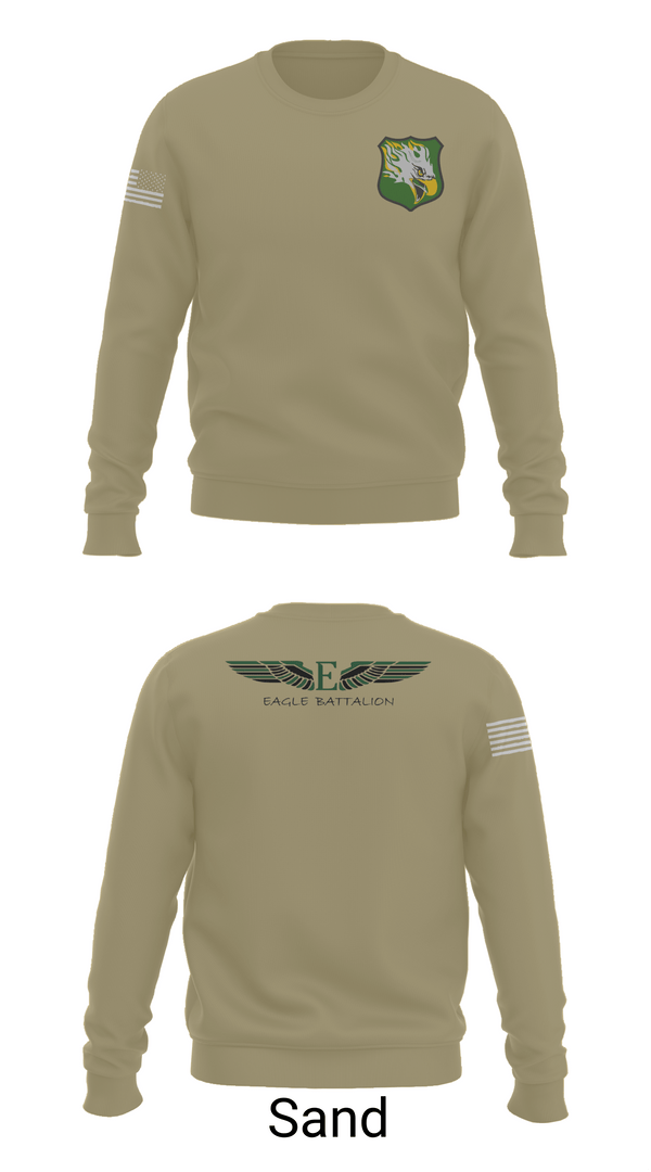 Crew Neck Sweatshirt, EASTERN MICHIGAN UNIVERSITY ROTC, Army, Teamtime, Team time, sublimation, custom sports apparel, team uniforms, spirit wear, spiritwear, sports uniforms, custom shirts, team store, custom team store, fundraiser sports, apparel fundraiser