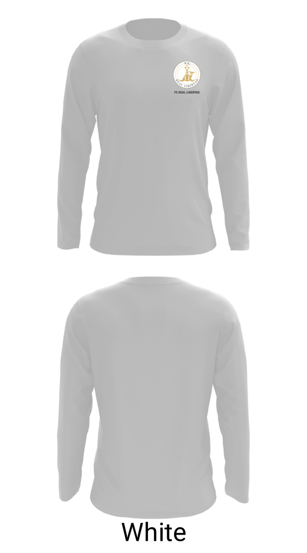 Long Sleeve Performance Shirt, FC REAL LIBERTAD, Men's Soccer, Teamtime, Team time, sublimation, custom sports apparel, team uniforms, spirit wear, spiritwear, sports uniforms, custom shirts, team store, custom team store, fundraiser sports, apparel fundraiser