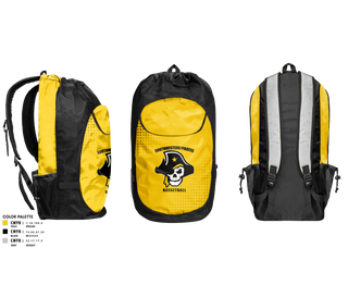 Gear Bag, Southwestern Pirates, Women's Basketball, Teamtime, Team time, sublimation, custom sports apparel, team uniforms, spirit wear, spiritwear, sports uniforms, custom shirts, team store, custom team store, fundraiser sports, apparel fundraiser