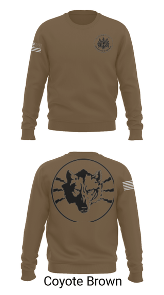 Crew Neck Sweatshirt, Wolves, Bravo, 305th MI, Army, Teamtime, Team time, sublimation, custom sports apparel, team uniforms, spirit wear, spiritwear, sports uniforms, custom shirts, team store, custom team store, fundraiser sports, apparel fundraiser