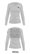 Chin Bum Balloons 30607098 Women's Long Sleeve V-neck Shirt - 16