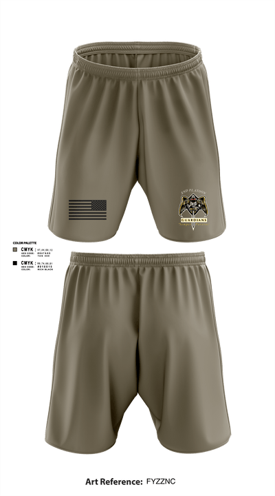 2/108th Guardians 93195789 Athletic Shorts With Pockets - 4