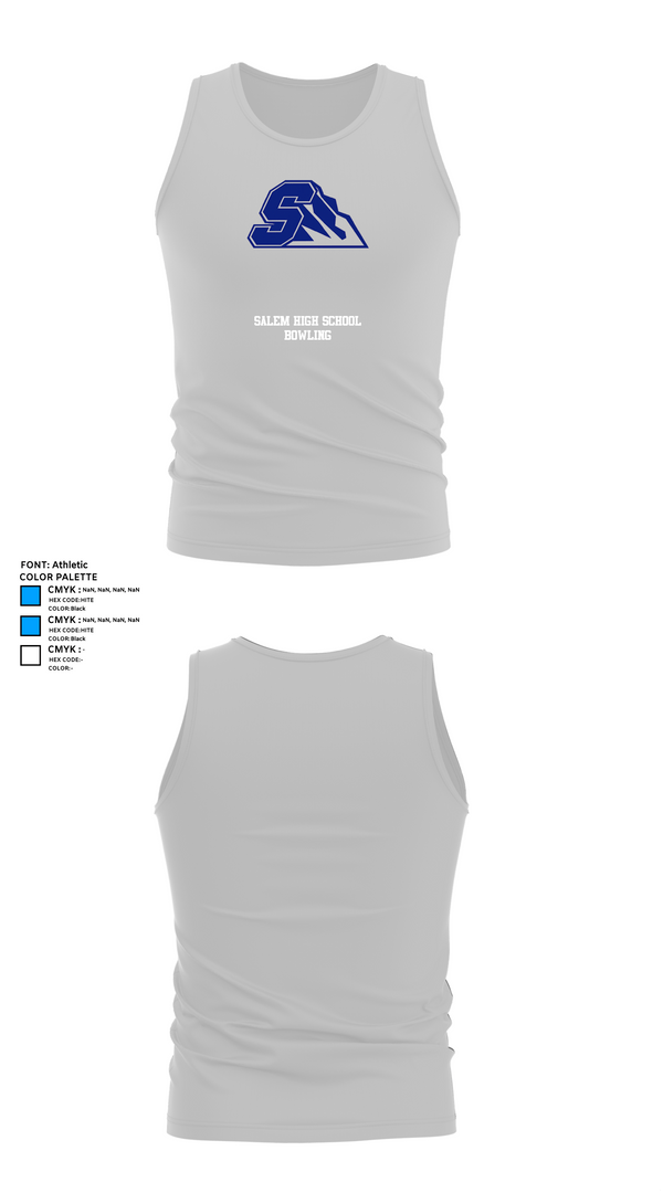 Tank Top, Salem High School Bowling, Bowling, Teamtime, Team time, sublimation, custom sports apparel, team uniforms, spirit wear, spiritwear, sports uniforms, custom shirts, team store, custom team store, fundraiser sports, apparel fundraiser