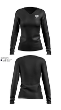 undefined Women's Long Sleeve V-neck Shirt - 3