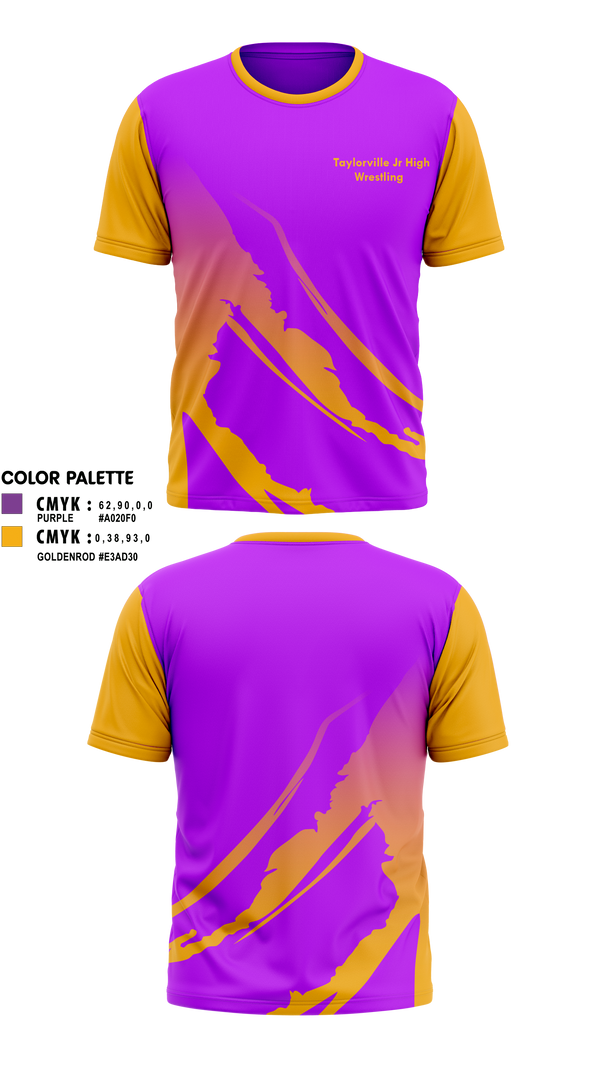 Short Sleeve Performance Shirt, Taylorville Jr High, Wrestling, Teamtime, Team time, sublimation, custom sports apparel, team uniforms, spirit wear, spiritwear, sports uniforms, custom shirts, team store, custom team store, fundraiser sports, apparel fundraiser
