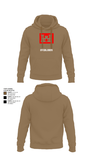 Hoodie, Overlords, Army, Teamtime, Team time, sublimation, custom sports apparel, team uniforms, spirit wear, spiritwear, sports uniforms, custom shirts, team store, custom team store, fundraiser sports, apparel fundraiser