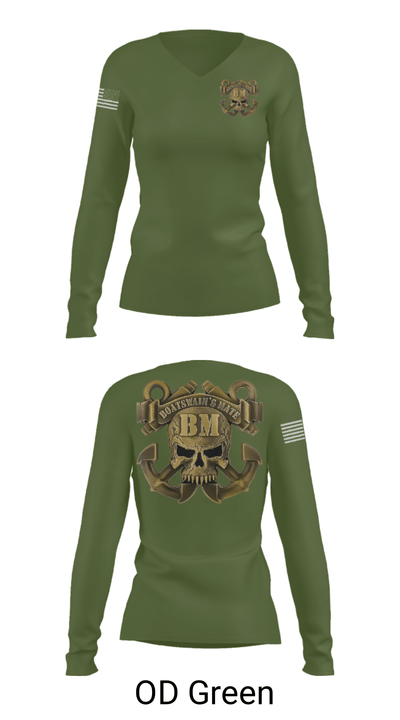 DB 95586877 Women's Long Sleeve V-neck Shirt - 54