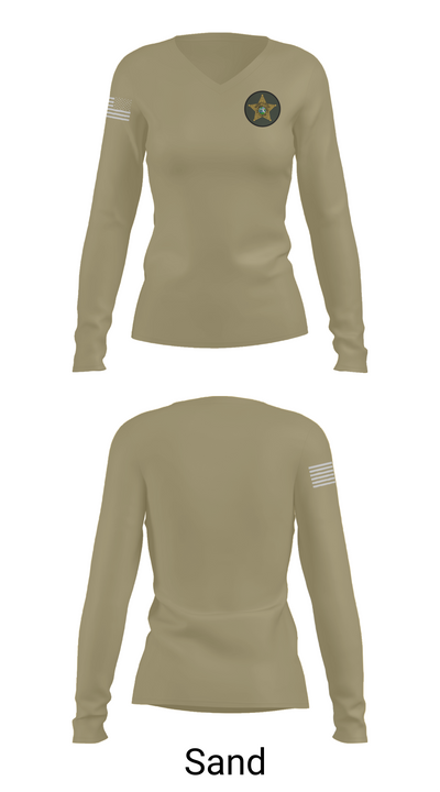 LOGISTICS 26909520 Women's Long Sleeve V-neck Shirt - 92