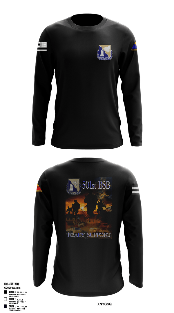 Long Sleeve Performance Shirt, 501st Brigade Support Battalion, , Teamtime, Team time, sublimation, custom sports apparel, team uniforms, spirit wear, spiritwear, sports uniforms, custom shirts, team store, custom team store, fundraiser sports, apparel fundraiser