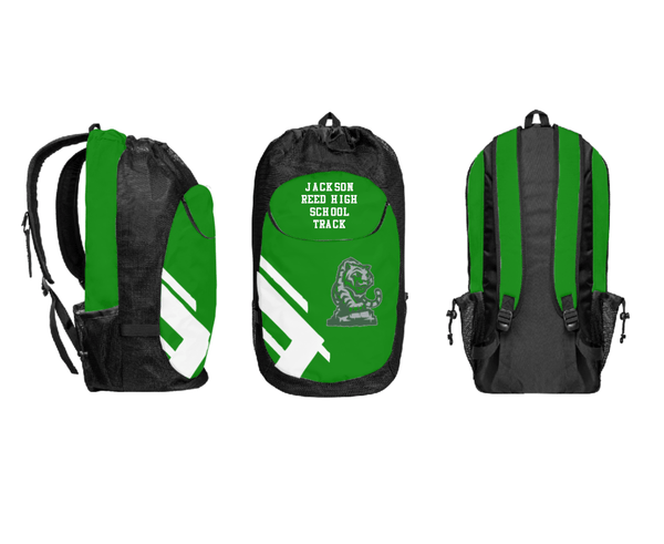 Gear Bag, Jackson Reed High School Track, Track & Field, Teamtime, Team time, sublimation, custom sports apparel, team uniforms, spirit wear, spiritwear, sports uniforms, custom shirts, team store, custom team store, fundraiser sports, apparel fundraiser