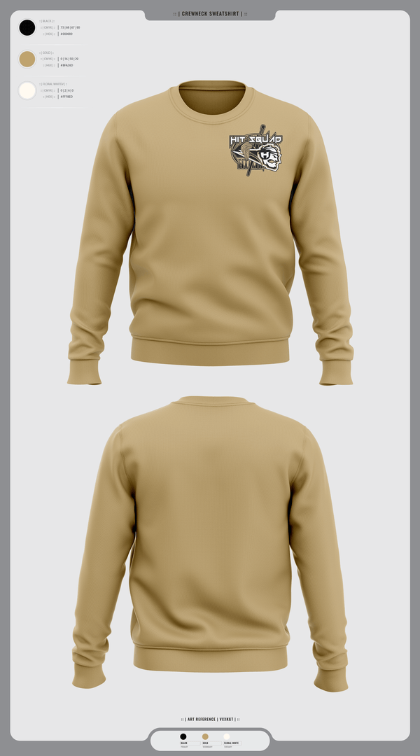 Crew Neck Sweatshirt, San Jose Hitsquad, , Teamtime, Team time, sublimation, custom sports apparel, team uniforms, spirit wear, spiritwear, sports uniforms, custom shirts, team store, custom team store, fundraiser sports, apparel fundraiser