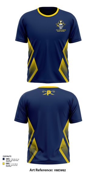 Short Sleeve Performance Shirt, Paul Public Charter School (High School) Football, Football, Teamtime, Team time, sublimation, custom sports apparel, team uniforms, spirit wear, spiritwear, sports uniforms, custom shirts, team store, custom team store, fundraiser sports, apparel fundraiser