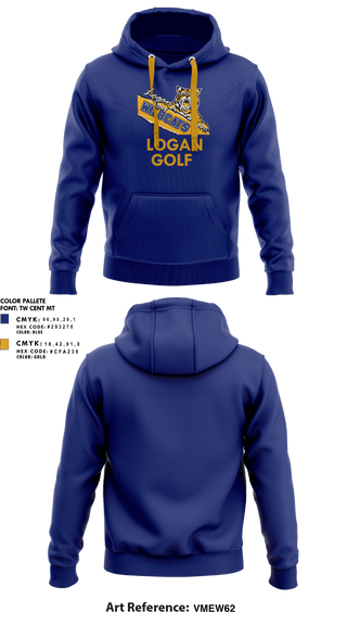 Hoodie, Logan High School Golf, Golf, Teamtime, Team time, sublimation, custom sports apparel, team uniforms, spirit wear, spiritwear, sports uniforms, custom shirts, team store, custom team store, fundraiser sports, apparel fundraiser