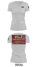 EJ TOWING AND RECOVERY 5748592 Women's Short Sleeve V-neck Shirt - 19