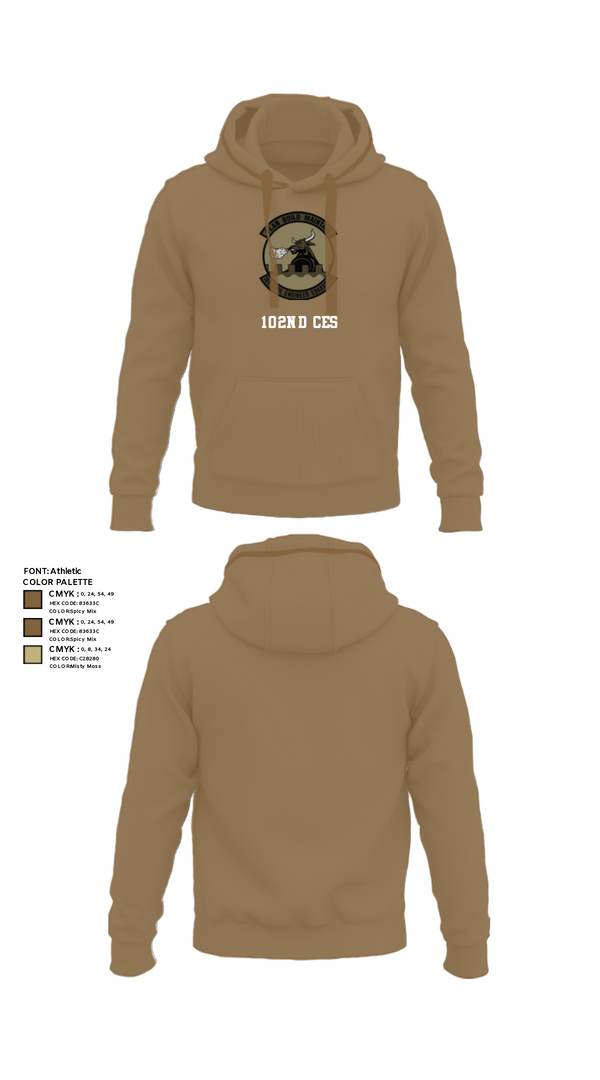 Hoodie, 102nd CES, Air Force, Teamtime, Team time, sublimation, custom sports apparel, team uniforms, spirit wear, spiritwear, sports uniforms, custom shirts, team store, custom team store, fundraiser sports, apparel fundraiser