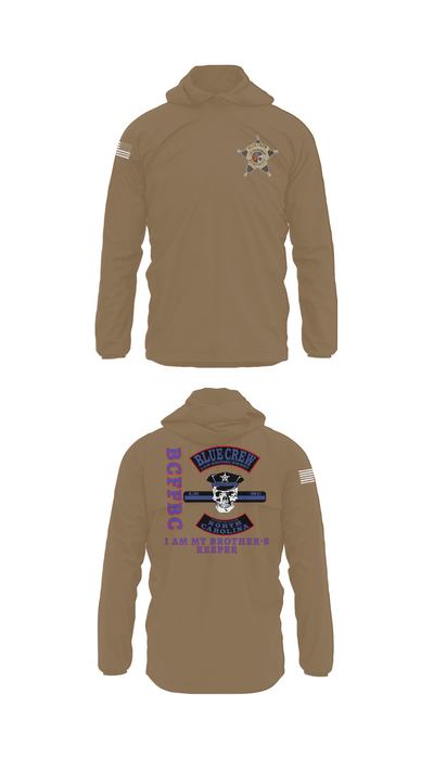 Bluecrew law enforcement motorcycle club 56909917 Windbreaker - 1