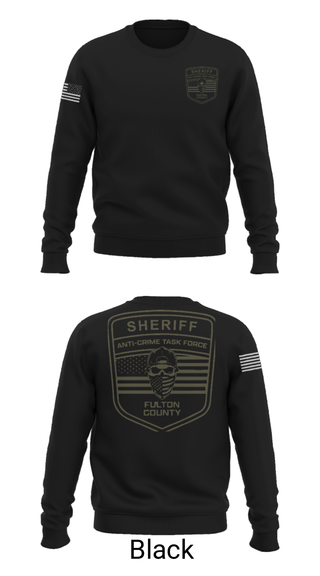 Crew Neck Sweatshirt, Fulton County Anti-Crime Task Force, , Teamtime, Team time, sublimation, custom sports apparel, team uniforms, spirit wear, spiritwear, sports uniforms, custom shirts, team store, custom team store, fundraiser sports, apparel fundraiser