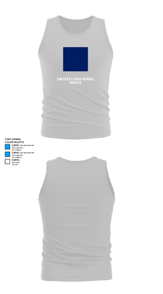 Tank Top, Carteret High School Soccer, Women's Soccer, Teamtime, Team time, sublimation, custom sports apparel, team uniforms, spirit wear, spiritwear, sports uniforms, custom shirts, team store, custom team store, fundraiser sports, apparel fundraiser