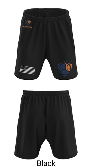Athletic Shorts With Pockets, Momentum Volleyball Club, Women's Volleyball, Teamtime, Team time, sublimation, custom sports apparel, team uniforms, spirit wear, spiritwear, sports uniforms, custom shirts, team store, custom team store, fundraiser sports, apparel fundraiser