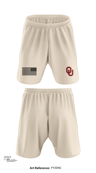 Athletic Shorts With Pockets, OU Army ROTC, Army, Teamtime, Team time, sublimation, custom sports apparel, team uniforms, spirit wear, spiritwear, sports uniforms, custom shirts, team store, custom team store, fundraiser sports, apparel fundraiser