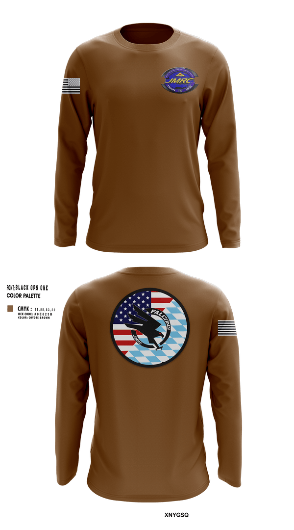 Long Sleeve Performance Shirt, Falcon Team, JMRC, Army, Teamtime, Team time, sublimation, custom sports apparel, team uniforms, spirit wear, spiritwear, sports uniforms, custom shirts, team store, custom team store, fundraiser sports, apparel fundraiser