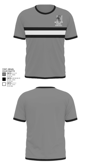 Short Sleeve Performance Shirt, Meade High School Baseball, Baseball, Teamtime, Team time, sublimation, custom sports apparel, team uniforms, spirit wear, spiritwear, sports uniforms, custom shirts, team store, custom team store, fundraiser sports, apparel fundraiser