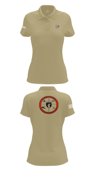 Womens Short Sleeve Performance Polo, FiST, Army, Teamtime, Team time, sublimation, custom sports apparel, team uniforms, spirit wear, spiritwear, sports uniforms, custom shirts, team store, custom team store, fundraiser sports, apparel fundraiser