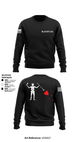 Crew Neck Sweatshirt, Blackflag, , Teamtime, Team time, sublimation, custom sports apparel, team uniforms, spirit wear, spiritwear, sports uniforms, custom shirts, team store, custom team store, fundraiser sports, apparel fundraiser