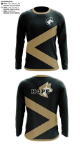 Hope Christian Middle School Cheer 1829633 Long Sleeve Performance Shirt - 41