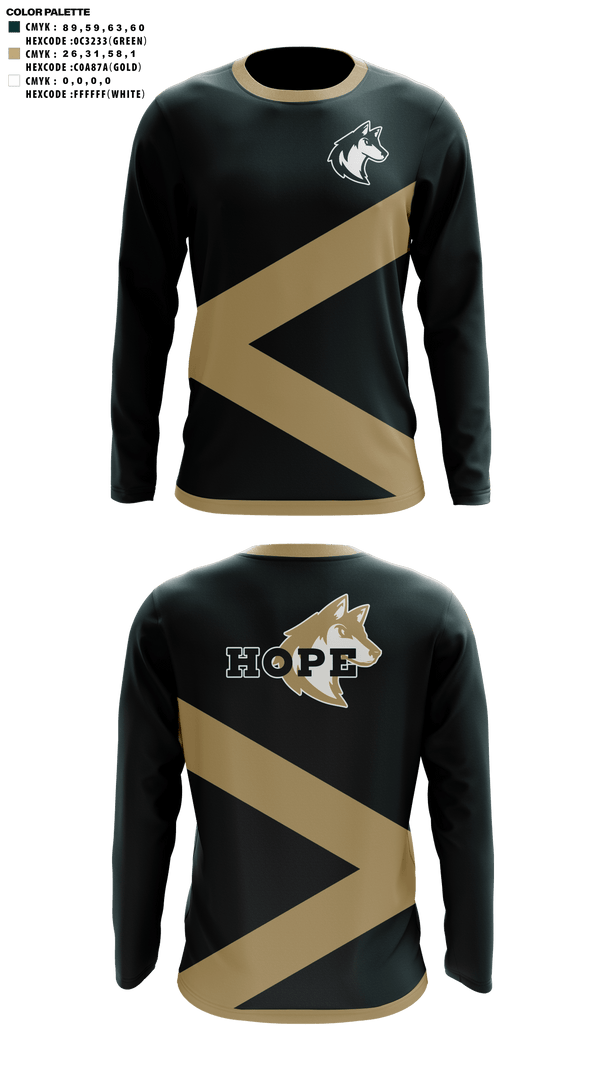 Long Sleeve Performance Shirt, Hope Christian Middle School Cheer, Cheer, Teamtime, Team time, sublimation, custom sports apparel, team uniforms, spirit wear, spiritwear, sports uniforms, custom shirts, team store, custom team store, fundraiser sports, apparel fundraiser