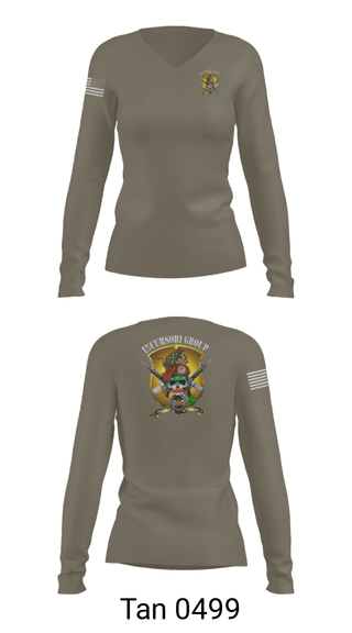 Women's Long Sleeve Vneck Shirt, Incursori, , Teamtime, Team time, sublimation, custom sports apparel, team uniforms, spirit wear, spiritwear, sports uniforms, custom shirts, team store, custom team store, fundraiser sports, apparel fundraiser