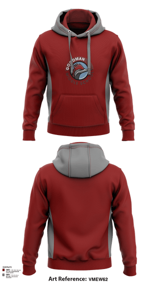 Hoodie, Goodman Middle School Soccer, Men's Soccer, Teamtime, Team time, sublimation, custom sports apparel, team uniforms, spirit wear, spiritwear, sports uniforms, custom shirts, team store, custom team store, fundraiser sports, apparel fundraiser