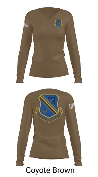 Womens Long Sleeve Vneck Shirt, Det 607, , Teamtime, Team time, sublimation, custom sports apparel, team uniforms, spirit wear, spiritwear, sports uniforms, custom shirts, team store, custom team store, fundraiser sports, apparel fundraiser
