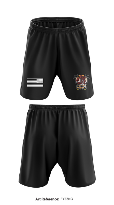 HHD 205th MI BN Athletic Shorts With Pockets - 2