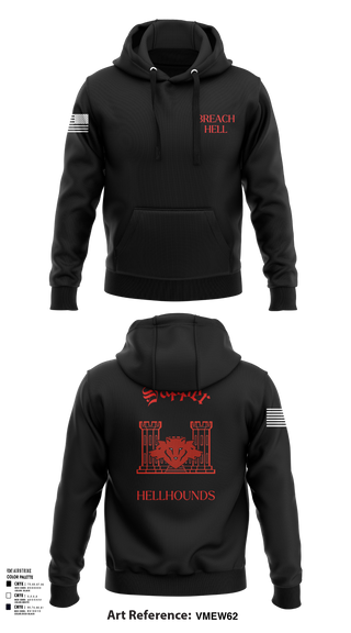 Hoodie, 811th EN CO, , Teamtime, Team time, sublimation, custom sports apparel, team uniforms, spirit wear, spiritwear, sports uniforms, custom shirts, team store, custom team store, fundraiser sports, apparel fundraiser