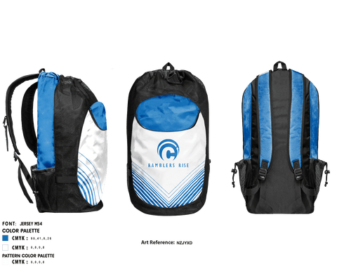 Gear Bag, Carteret High School Soccer, Women's Soccer, Teamtime, Team time, sublimation, custom sports apparel, team uniforms, spirit wear, spiritwear, sports uniforms, custom shirts, team store, custom team store, fundraiser sports, apparel fundraiser
