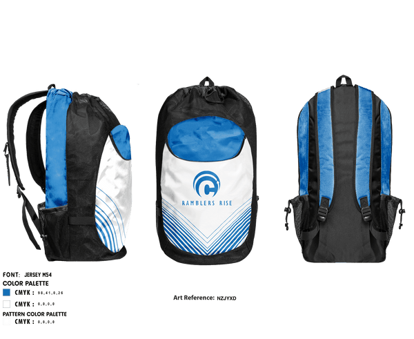 Gear Bag, Carteret High School Soccer, Women's Soccer, Teamtime, Team time, sublimation, custom sports apparel, team uniforms, spirit wear, spiritwear, sports uniforms, custom shirts, team store, custom team store, fundraiser sports, apparel fundraiser