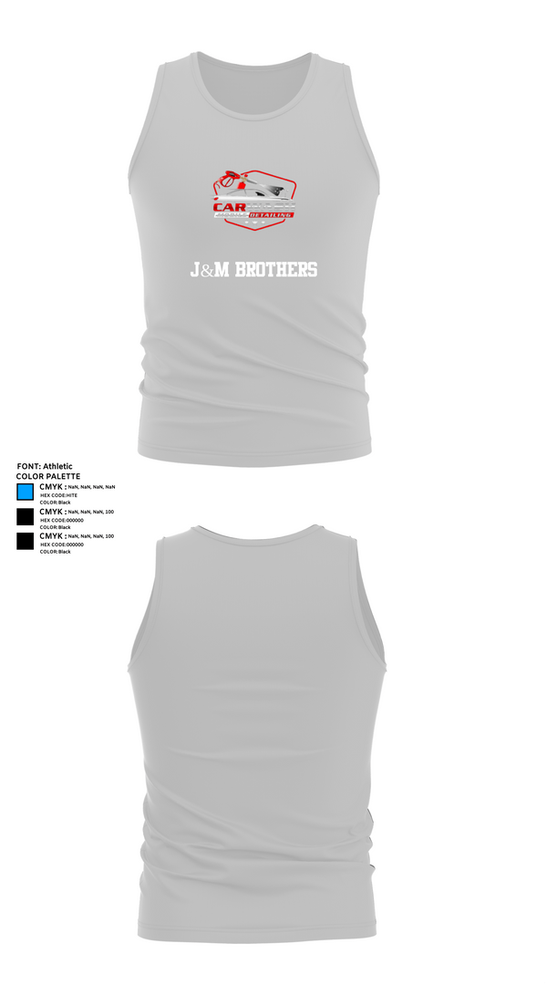 Tank Top, J&M BROTHERS, , Teamtime, Team time, sublimation, custom sports apparel, team uniforms, spirit wear, spiritwear, sports uniforms, custom shirts, team store, custom team store, fundraiser sports, apparel fundraiser