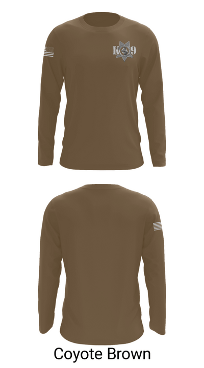 Fresno Police Department K9 Unit 39054818 Long Sleeve Performance Shirt - 6