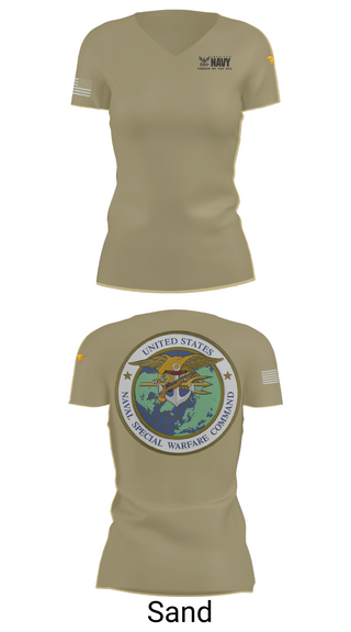 Womens Short Sleeve Vneck Shirt, SEAL Team, Navy, Teamtime, Team time, sublimation, custom sports apparel, team uniforms, spirit wear, spiritwear, sports uniforms, custom shirts, team store, custom team store, fundraiser sports, apparel fundraiser