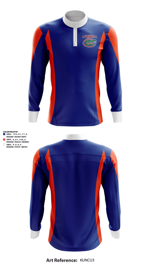 Quarter Zip Jacket, Delhi Charter School Cheer, Cheer, Teamtime, Team time, sublimation, custom sports apparel, team uniforms, spirit wear, spiritwear, sports uniforms, custom shirts, team store, custom team store, fundraiser sports, apparel fundraiser