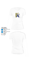 Stafford High School Basketball 81575563 Women's Short Sleeve V-neck Shirt - 18