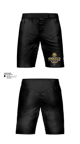 Fight Shorts, Pinnacle Martial Arts, , Teamtime, Team time, sublimation, custom sports apparel, team uniforms, spirit wear, spiritwear, sports uniforms, custom shirts, team store, custom team store, fundraiser sports, apparel fundraiser