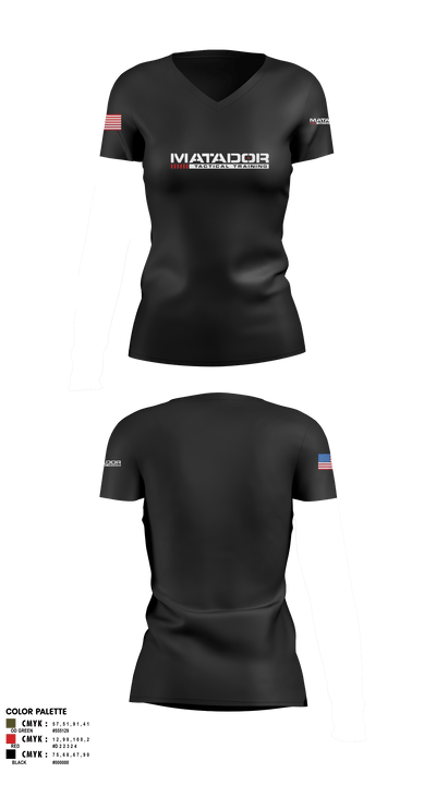 undefined Women's Short Sleeve V-neck Shirt - 5