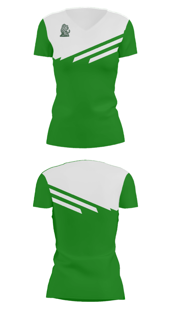 Women's Short Sleeve Vneck Shirt, Jackson Reed High School Track, Track & Field, Teamtime, Team time, sublimation, custom sports apparel, team uniforms, spirit wear, spiritwear, sports uniforms, custom shirts, team store, custom team store, fundraiser sports, apparel fundraiser