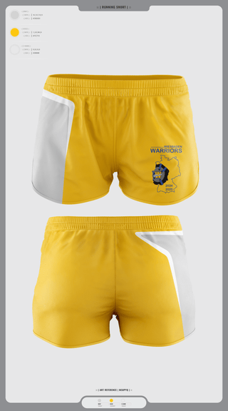 Womens Shorts, Wiesbaden warriors, Wrestling, Teamtime, Team time, sublimation, custom sports apparel, team uniforms, spirit wear, spiritwear, sports uniforms, custom shirts, team store, custom team store, fundraiser sports, apparel fundraiser
