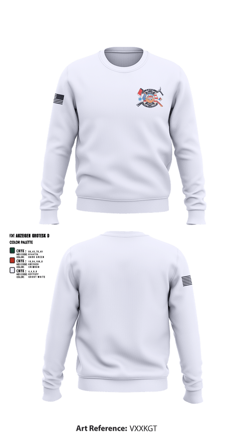 Crew Neck Sweatshirt, 73, Fire Department, Teamtime, Team time, sublimation, custom sports apparel, team uniforms, spirit wear, spiritwear, sports uniforms, custom shirts, team store, custom team store, fundraiser sports, apparel fundraiser