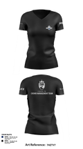 Fargo PD CMT 18649595 Women's Short Sleeve V-neck Shirt - 102