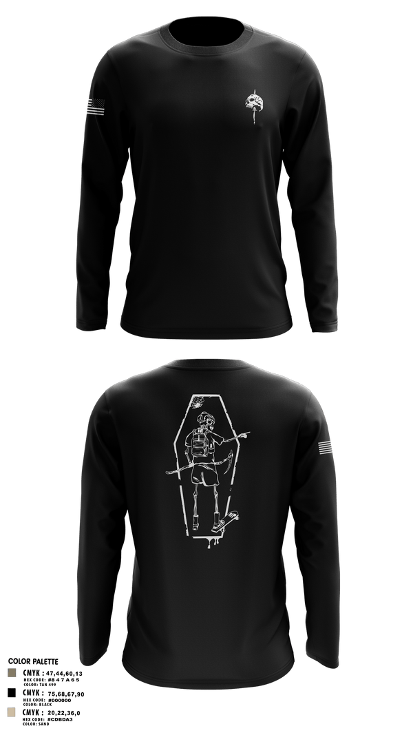 Long Sleeve Performance Shirt, The Tac Shack, , Teamtime, Team time, sublimation, custom sports apparel, team uniforms, spirit wear, spiritwear, sports uniforms, custom shirts, team store, custom team store, fundraiser sports, apparel fundraiser