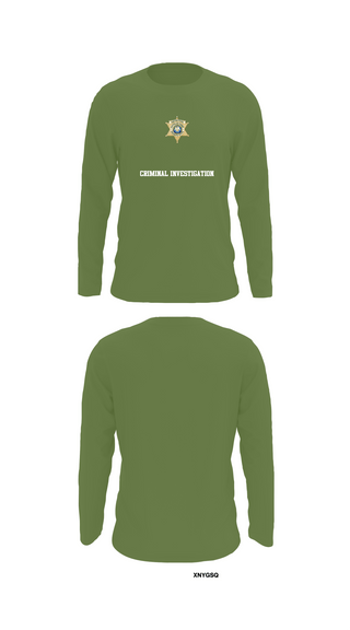 Long Sleeve Performance Shirt, Criminal Investigation, , Teamtime, Team time, sublimation, custom sports apparel, team uniforms, spirit wear, spiritwear, sports uniforms, custom shirts, team store, custom team store, fundraiser sports, apparel fundraiser